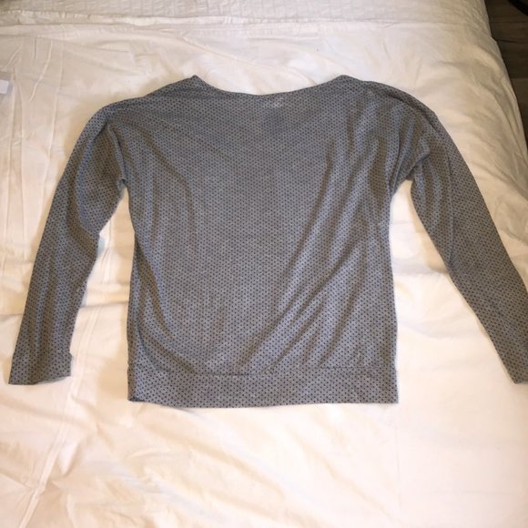 Volcom Polka Dot Long Sleeve V-Neck Top - Picture 8 of 8